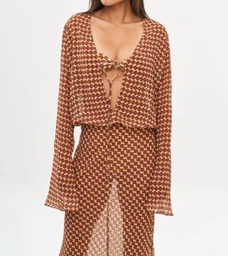Bananhot Nema Maxi Dress In Ogee