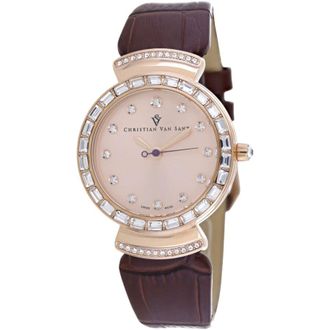 Christian Van Sant Nova Rose Gold-tone Dial Ladies Watch CV2945