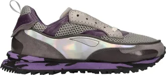 Hidnander Schoenen, Dames, Veelkleurig, 38 EU, Leer, Threedome Zero Sneakers