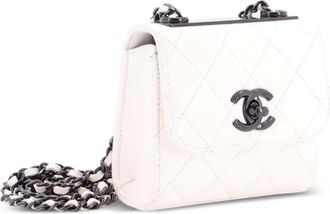 Chanel Trendy CC Clutch with Chain Quilted Lambskin Small crossbody bag - Bianco