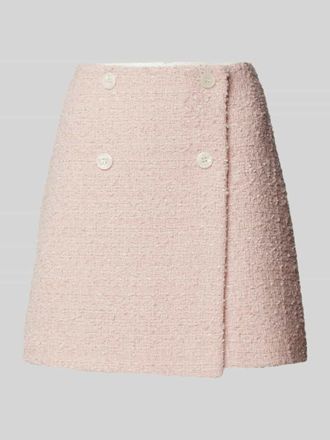 Jake*s Minirock mit Strukturmuster in Rose, Gr&ouml;&szlig;e 40