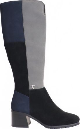 VALDINI Womens Bailey Heeled Boots In Black/navy/taupe
