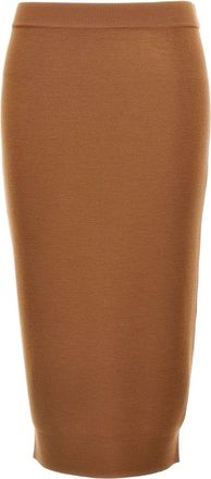 Saint Laurent Mila kokerrok - Bruin