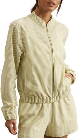 Rhone Saltair Seersucker Jacket in Citron Seersucker at Nordstrom, Size Xx-Large