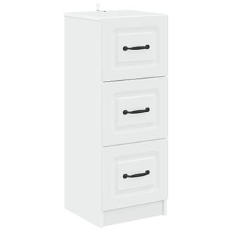 vidaXL Cajonera 33 X 34,5 X 87 Cm Madera De Ingenier&iacute;a Vidaxl