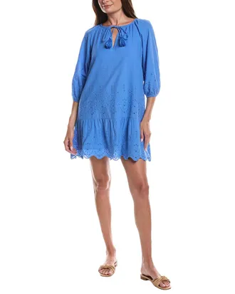 Tommy Bahama Eyelet Cove Embroidered Mini Dress