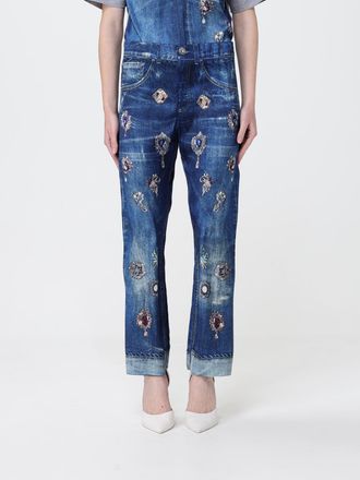 Liu Jo Pantaloni straight con stampa effetto jeans