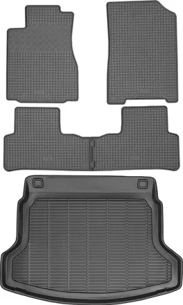 OEM Juego De Alfombrillas De Goma Para Coche Y Maletero Para Honda Cr-v Iv Suv (2013-2018)