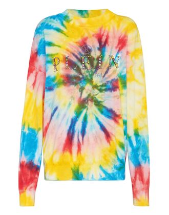 Philipp Plein Pullover Round Neck LS Tie dye