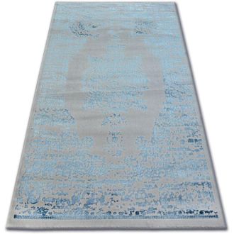 RugsX Alfombra Acr&iacute;lica Manyas 0917 Gris/azul Blue 80x150 Cm