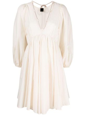 Pinko Flared jurk - Beige
