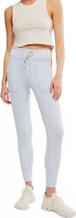 Free People Womens Never Better Colorblock Jogger In Blue