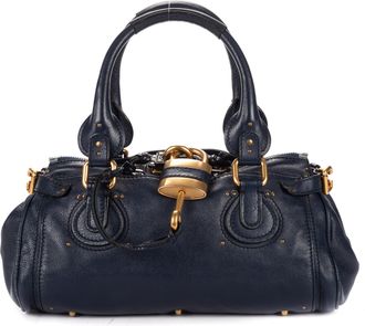 Chlo&eacute; Pre-owned Womens Paddington Handbag - Blue - One Size