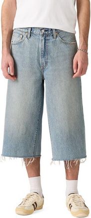 Levi's 478 Raw Hem Baggy Capri Jeans in Mellow Mornings at Nordstrom, Size 29