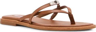 Steve Madden Catalina Flip Flop in Tan Leather at Nordstrom, Size 7.5