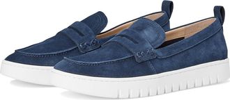 Vionic Uptown Womens Shoes Navy/White Suede : 7.5 M, Leather/Suede