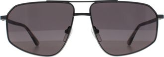 Calvin Klein Aviator Mens Matte Dark Gunmetal Grey CK23126S - One Size