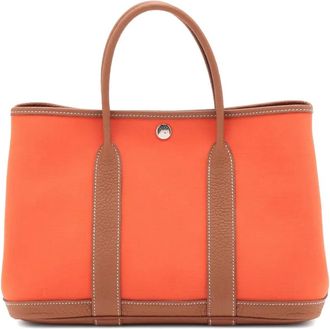 Hermès 2021 Toile and Negonda Garden Party 30 tote bag - Orange