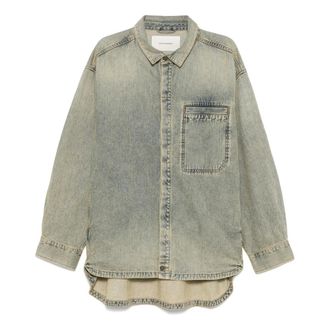 Entire studios Mujer, Blusas y Camisas, Gris, Talla: S