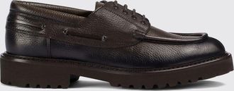Doucal's Scarpe da barca in pelle di cervo con suola in gomma dentellata