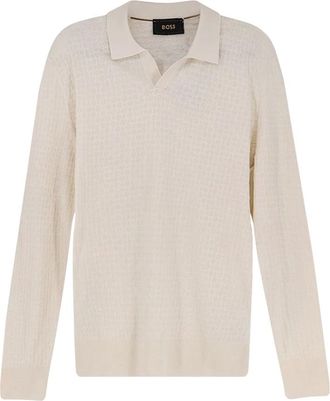 HUGO BOSS Uomo, Top, Bianco, S, new