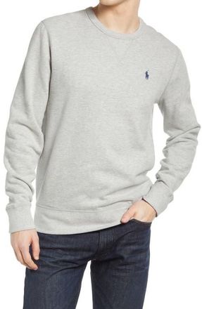 Polo Ralph Lauren Fleece Crewneck Sweatshirt in Andover Heather at Nordstrom, Size Xx-Large