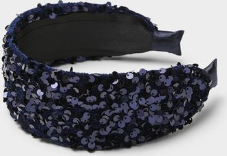 Simons Womens Shimmery sequin headband