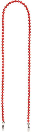 OSSA Wood Beaded Crossbody Strap in Red at Nordstrom