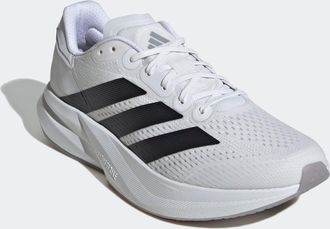 adidas Laufschuh ADIDAS PERFORMANCE DURAMO SPEED 2, Herren, Gr. 42,5, cloud wei&szlig;, core schwarz, halo silber, Synthetik, Textil, Schuhe Laufschuh