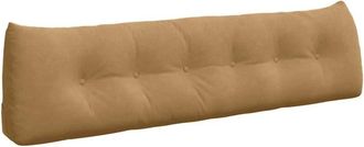 vidaXL Coj&iacute;n De Espalda Marr&oacute;n 180 X 24 X 50 Cm Terciopelo Vidaxl