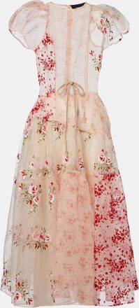 Simone Rocha Abito midi in organza