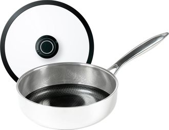 Frieling Black Cube Hybrid Quick Release 3-Quart Saute Pan w/Lid, 9.5-Inch
