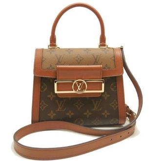 Louis Vuitton Pre-owned Plastic louis-vuitton-bags - Dames - Vintage Handtas - Bruin - ONE Size - Leer - Vintage