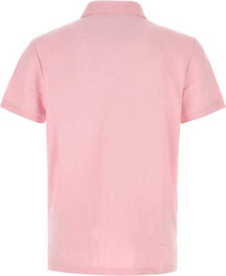 Polo Ralph Lauren Mens Pink Piquet Polo Shirt Gardenpink Exterior: Cotton T-shirts And Polos
