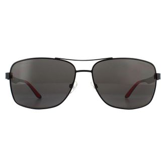 Carrera Zonnebril 8014/S 003 M9 Mat Zwart Grijs Gepolariseerd