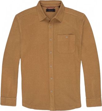Dakota Grizzly Mens Aiden Knit Shirt In Bronze