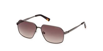 Guess Brown Gradient Geometric Mens Sunglasses GU00071 08F 58