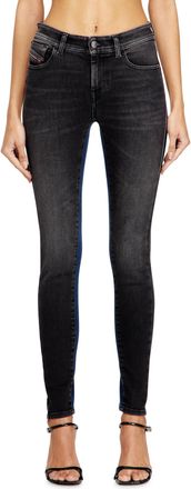 Diesel Skinny Jeans - 2017 Slandy - Jeans - Woman - Black
