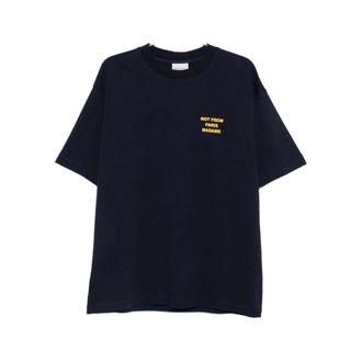 Dr&ocirc;le de Monsieur Tops, Heren, Blauw, L, T-shirt met ronde hals en korte mouwen
