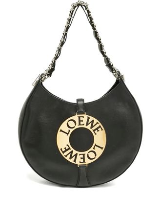 Loewe 2016 Joyce Hobo leather shoulder bag - Black
