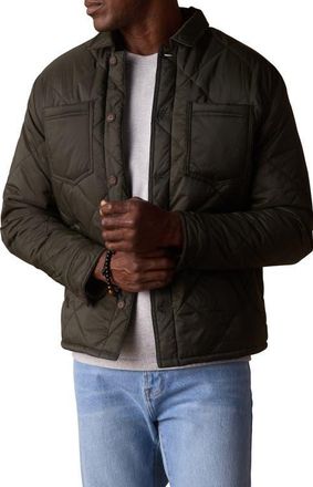 The Normal Brand Quilted Jacket with High Pile Fleece Lining in Alpine at Nordstrom, Size Small