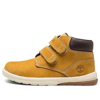 Timberland (TD) Timberland Toddle Tracks Hook and Loop Boots Wheat Nubuck A1JVP