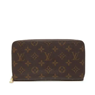 Louis Vuitton Monogram Brown Pvc Leather Long Wallet (Bi-Fold) (Pre-Owned)