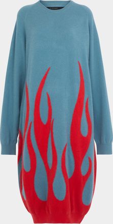 Frenckenberger Sylvie Fleury Flame Cashmere Balloon Dress