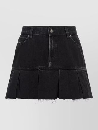 Diesel de reen skirt belt loops pleats