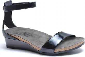 Naot Womens Pixie Sandal In Black Patent