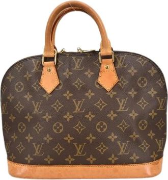 Louis Vuitton Pre-owned Handbags, female, Brown, Size: ONE SIZE Pre-owned Canvas Handbag