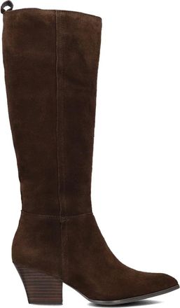 Notre-V Schoenen, Dames, Bruin, 38 EU, Wol, Bruine leren laarzen voor herfst/winter