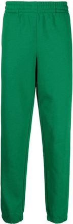 Lacoste logo-appliqu&eacute; cotton blend track pants - men - Cotton/Polyester - 4 - Green