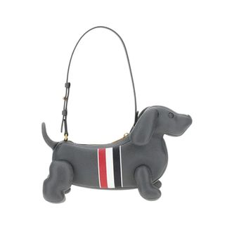 Thom Browne Shoulder Bags, female, Gray, Size: ONE SIZE Baby Hector Shoulder Bag